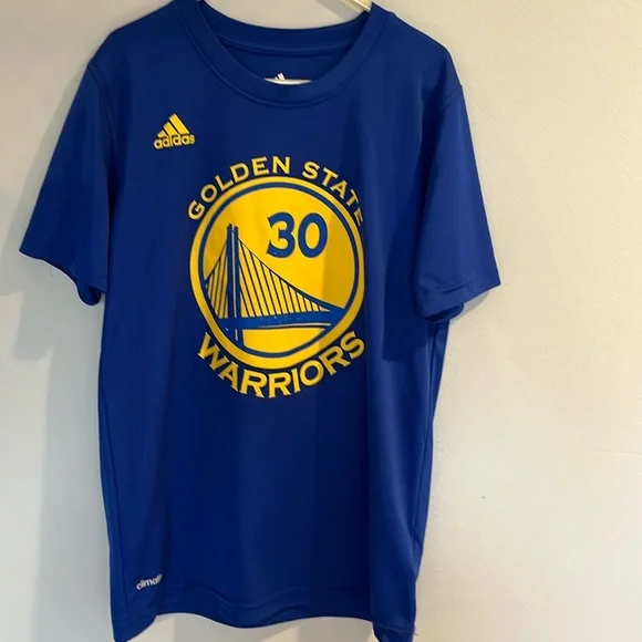Adidas NBA Golden State Warriors shirt. #30 Curry - Picture 1 of 4